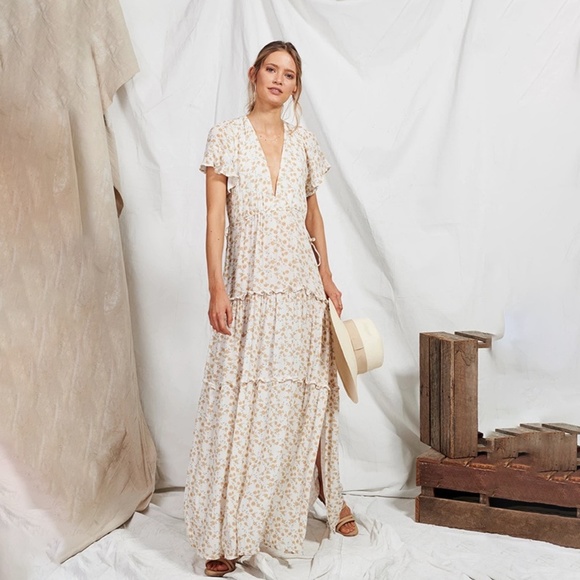 Floral Print gypsy floral print maxi dress - Picture 2 of 3